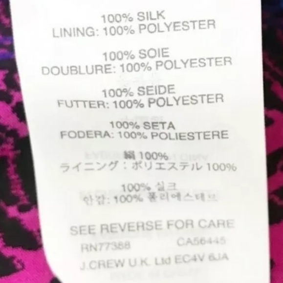 J CREW 100% Silk Jumpsuit Women's Size 12 NWT - Picture 2 of 10